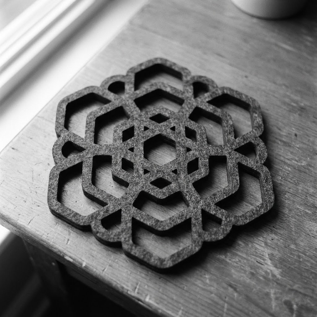 Laser Cut Coaster