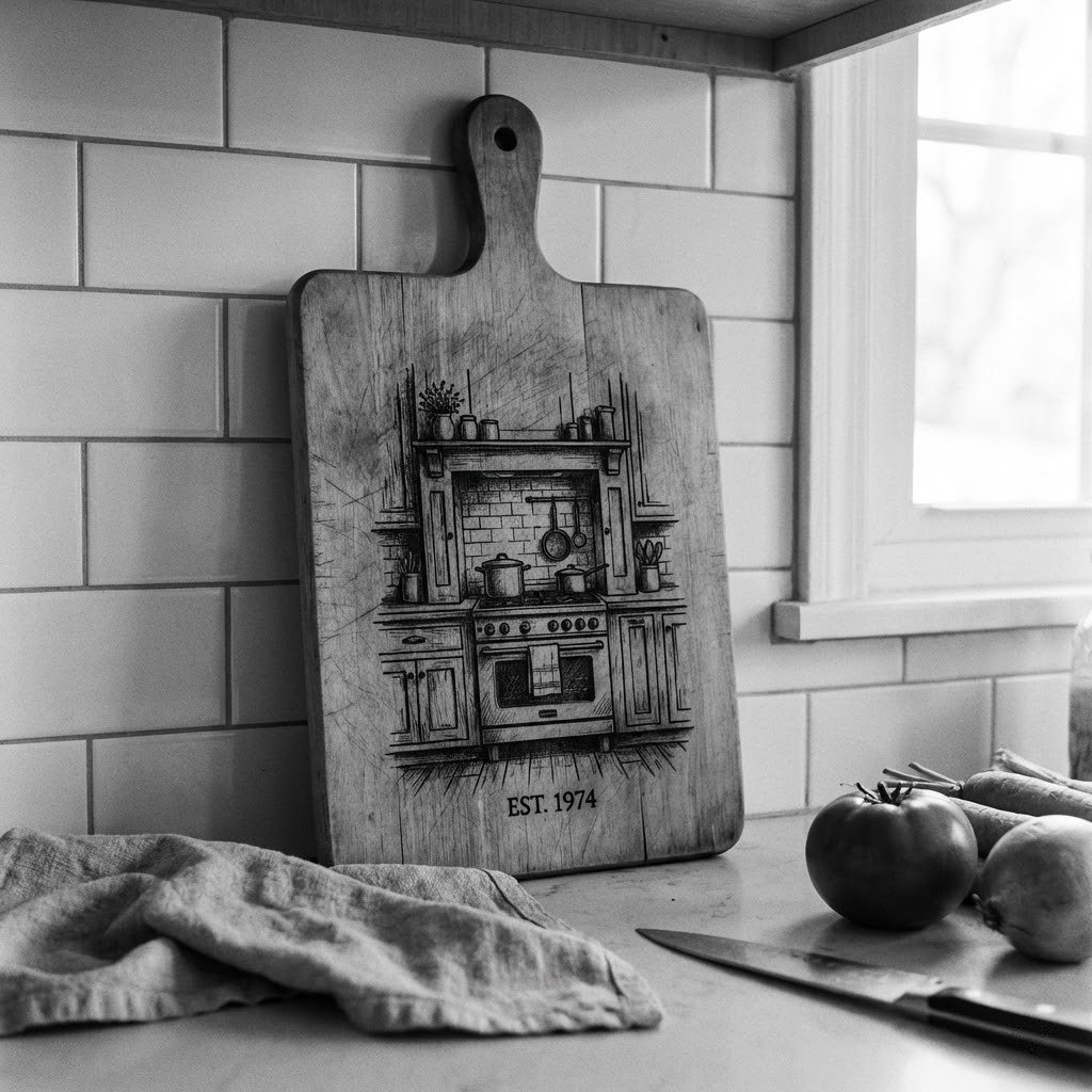 Laser Engraved Cutting Board