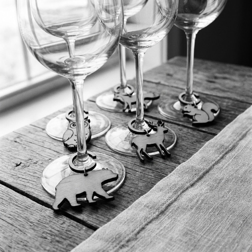 Laser Cut Wine Tags